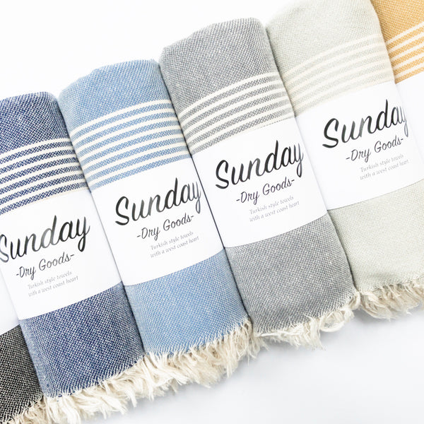 Sunday Towel – Sunday Dry Goods - Turkish Towels & Blankets