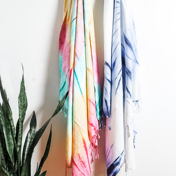 Turkish Towel Tie Dye mixed hanging