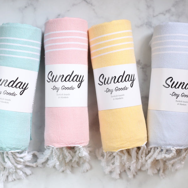 Everyday Towel – Sunday Dry Goods - Turkish Towels & Blankets