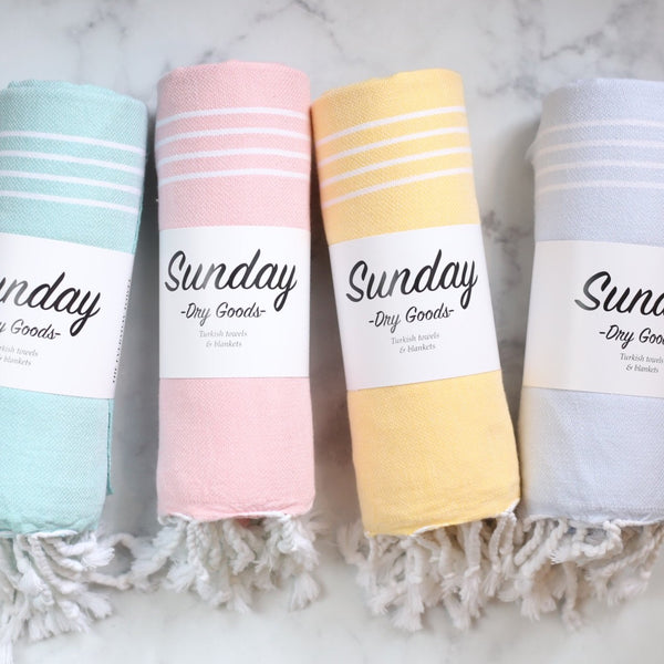 Turkish Towel Pastel Colours
